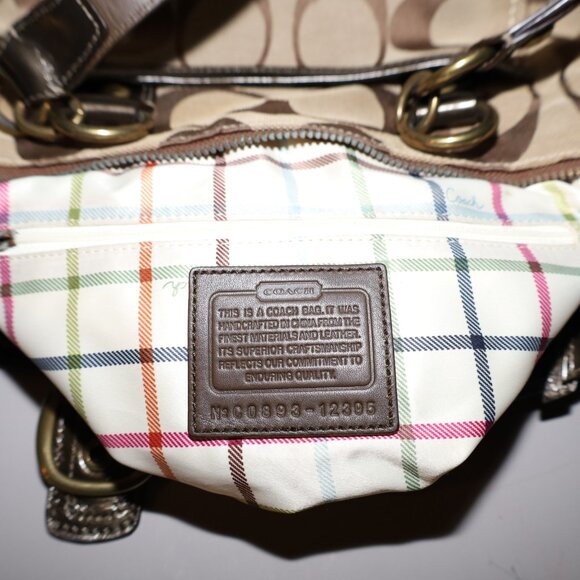 Coach 2008 Soho Signature Double Pocket Satchel - Picture 5 of 5